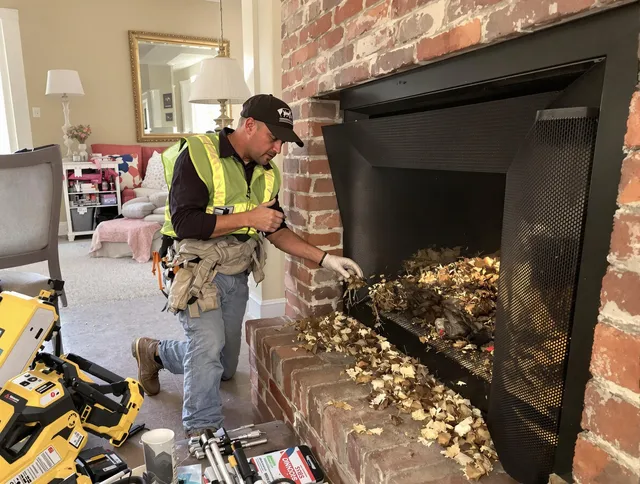 Safe screening installation by Westport Chimney Sweep in Westport, CT