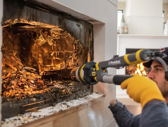 Professional chimney cleaning by Westport Chimney Sweep in Westport, CT