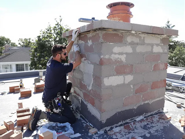 Advanced chimney repair process by Westport Chimney Sweep in Westport, CT