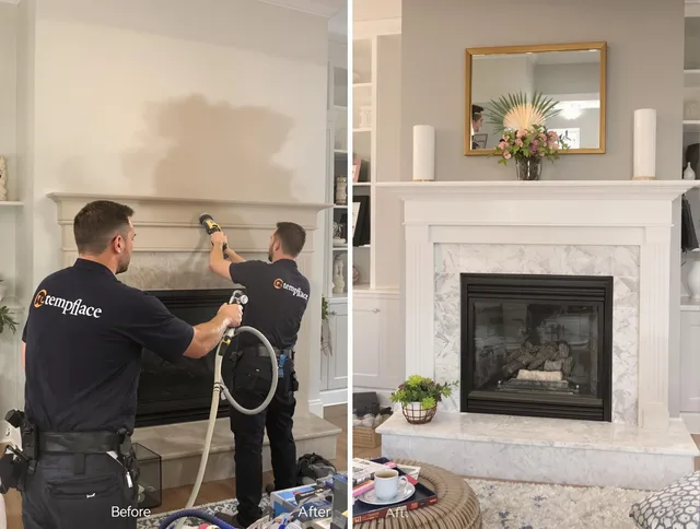 Professional soot removal by Westport Chimney Sweep team in Westport, CT